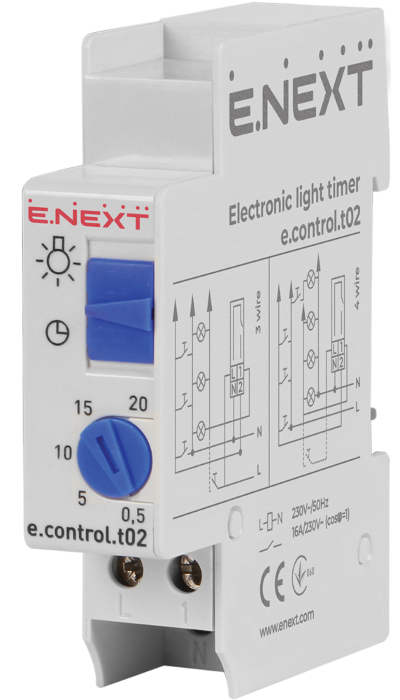 Przekaźnik czasowy e.control.t02