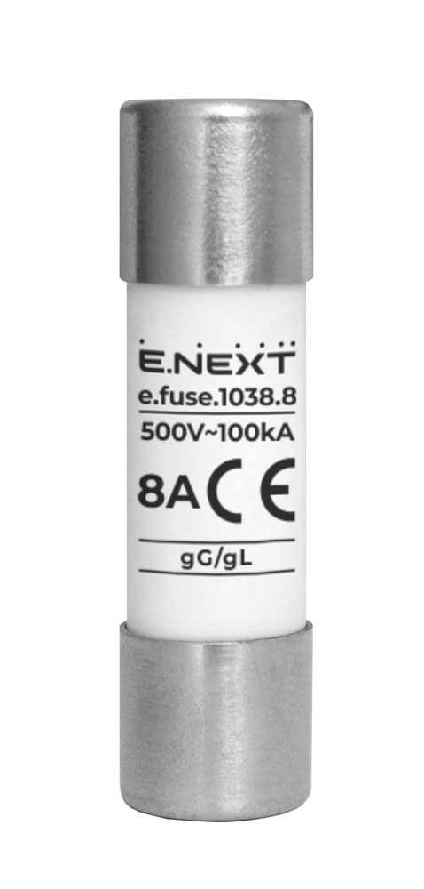Wkladka topikowa e.fuse.1038.8, typ 10х38, 8А