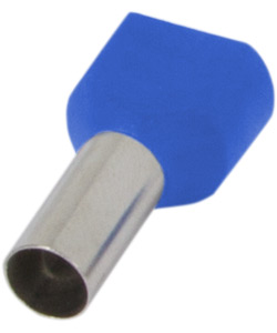 Końcówka izolowana e.terminal.stand.te.2.0.75.blue (TE7510 blue) 2x0,75  kV.mm