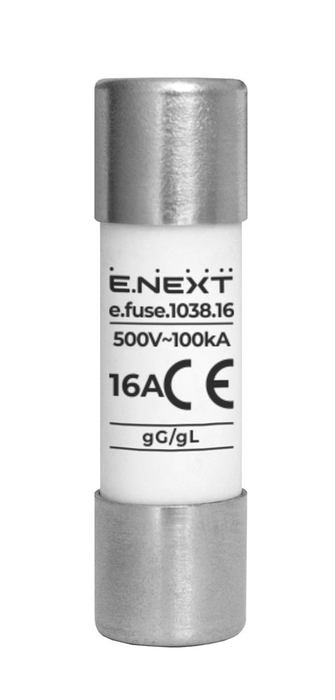 Wkladka topikowa e.fuse.1038.16, typ 10х38, 16А