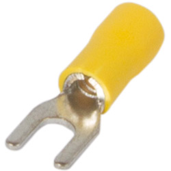 Końcówka widełkowa izolowana e.terminal.stand.sv.3,5.4.yellow 2.5-4 mm², żółta