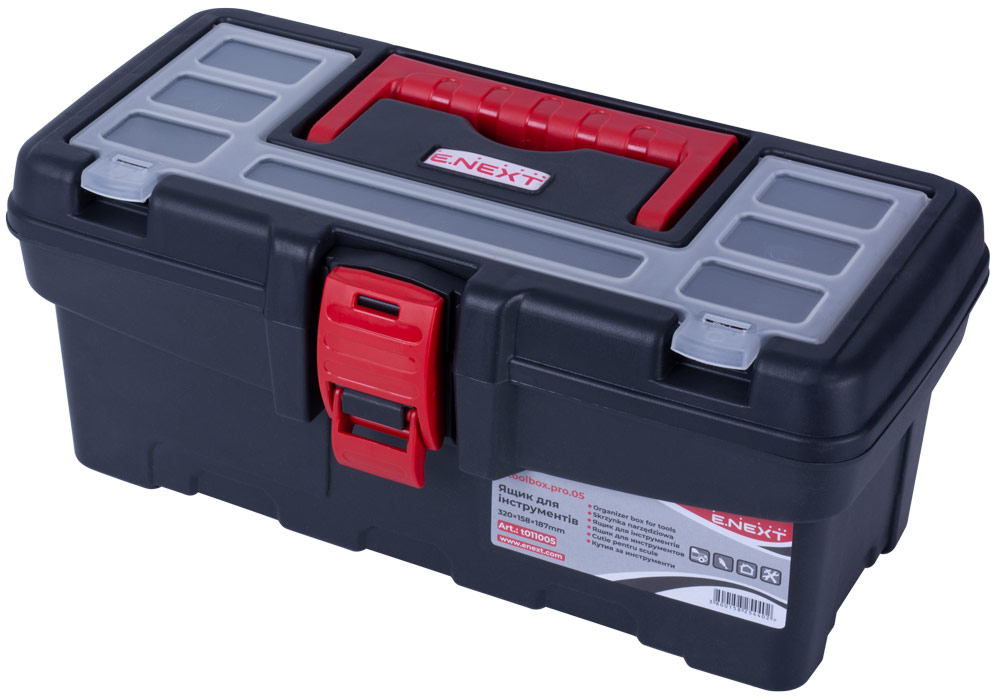 Skrzynka narzędziowa, e.toolbox.pro.05, 13" 320x158x187mm