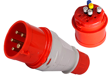 Wtyczka izolacyjna przenośna szybkozłączna 3Р+Z, 400V,16A,IP44