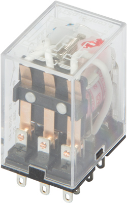 Przekaźnik pośredni e.control.p536L ze wskaźnikiem LED 5А, na 3 grupy złącz, napięcie cewki 230V АC