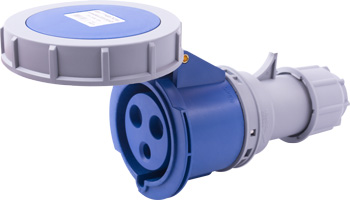 Gniazdo przemysłowe stałe e.socket.125.32.67, 5P., 400V, 32А, IP 67