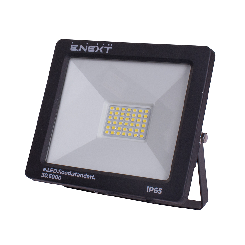 Naświetlacz LED e.LED.flood.stand.30.6000, 30W, 6000K