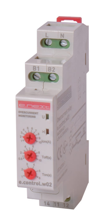 Przekaźnik kontroli prądu e.control.w02