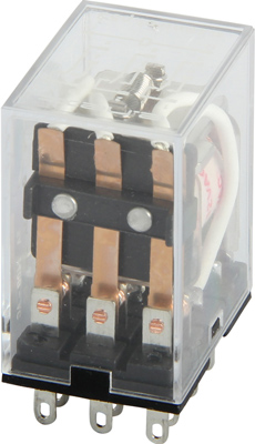 Przekaźnik pośredni e.control.p533 5A, 3 grupy styków, cewka 24V DC