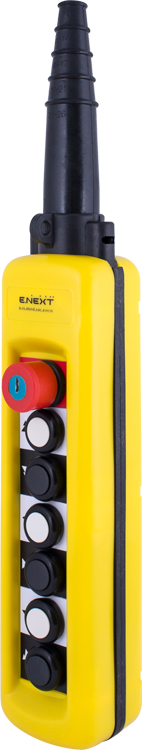 Kaseta sterownicza e.cs.stand.xac.a.6913k, 6 przyciskуw, z przyciskiem STOP, z kluczem